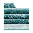 thumbnail image 4 of Unique Loom Sofia Collection Area Rug - Casino Bundle (5' 3" x 8' Rectangle Turquoise/Ivory), 4 of 9