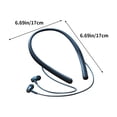 thumbnail image 3 of Wireless Headphones Bluetooth New Arrival Wireless In-Ear And Neckband Bluetooth Headphones With Neck Hanging Design And Support For Card Perfect For Sports And Calls on Clearance, 3 of 8