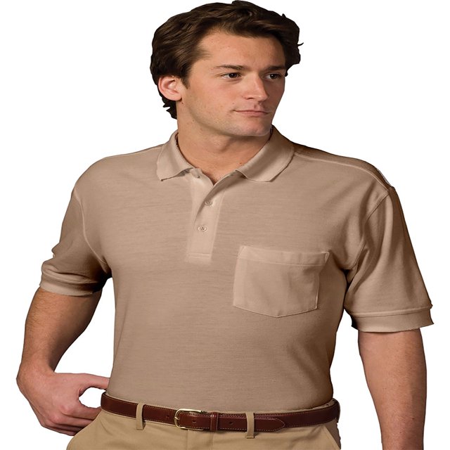 Edwards Polo à Manches Courtes Grande Taille avec Poche, Style 1505