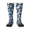 thumbnail image 2 of Picia Women Crew Soft Moisture-wicking Socks Lilies Flowers Pattern Design Cotton Socks, One Size fit All, 2 of 9