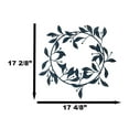 thumbnail image 3 of Set of 4 Large 17" Colorful Metal Tree of Life Floral Wreath Medallion Circle, 3 of 8