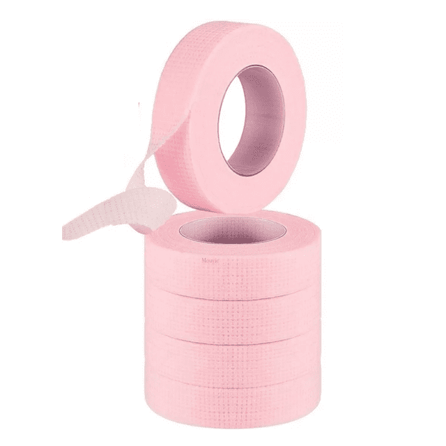 3 Cintas Extensión De Pestañas Micropore Papel Cinta Médica rosa