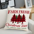 thumbnail image 6 of Gwong Eye-catching Pillow Cover Invisible Zipper Design Flax Exquisite Printed Christmas Pillowcase for Gifts, 6 of 9