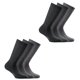 thumbnail image 1 of Rohner Basic Calcetines deportivos unisex, paquete de 6 - Basic Sport, monocolor Gris claro/Gris/Gris scuro 35-38, 1 of 1