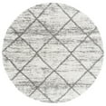 thumbnail image 4 of SAFAVIEH Hudson Amias Plush Geometric Shag Area Rug, Grey/Beige, 8' x 10', 4 of 9