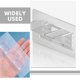 thumbnail image 3 of unbranded 8Ud Sujetadores De Estantes Transparentes Sin Perforación Para Muebles Y Gabinetes, 3 of 8