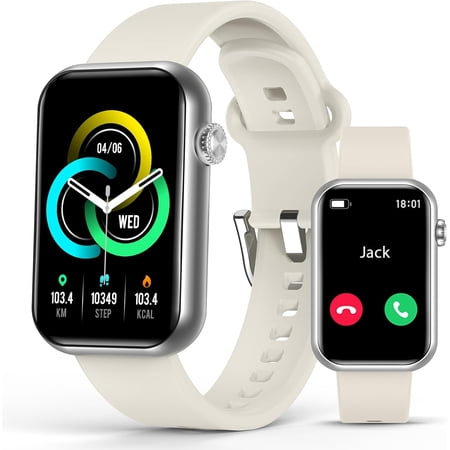 Smart Watc Fitness Tracker (Answer/Me Call), 24/7 eart Rate Spo2 Blood Pressure Monitor Sleep Tracker, 114 Sports Modes Pedometer Calorie Step Tracker, Waterproof Activity Tracker for Men Women