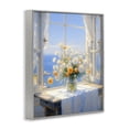 thumbnail image 2 of Stupell Industries Coastal Floral Window View of Sea Gray Framed Giclee Art, 24 x 30, by Creative Studio, 2 of 8