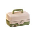 thumbnail image 2 of zhangmingg Portable 3 Layer Craft Lock Organizer with Dividers Multipurpose Folding Storage for Sewing Tackle and Home Textile, 2 of 6
