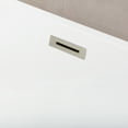 thumbnail image 3 of Kingston Brass VTSQ512823C416 51-Inch Acrylic Rectangular Double Ended Freestanding Tub with Drain in Glossy White/Polished Nickel, 3 of 8