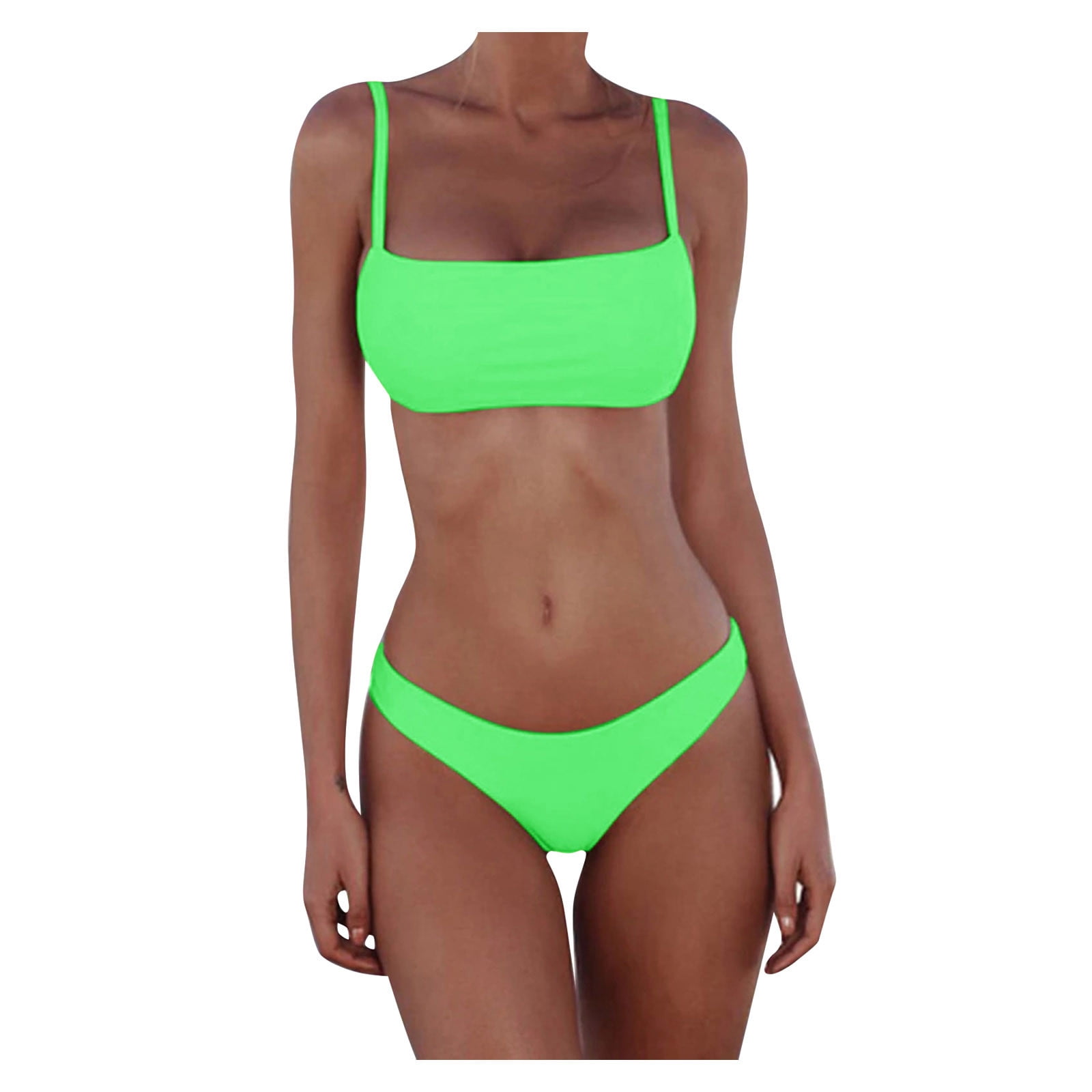 neon bathing suits with black outline