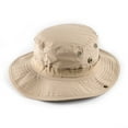 thumbnail image 2 of Solar Fan Bucket Hat for Kids - Cooling UPF 50+ Sun Protection Hat Male Female Neutral Summer Camouflage Bucket Hats Adjustable Rope Button Fisherman Hat, 2 of 3