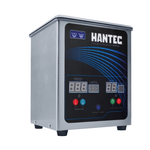 Tina ultrasonido Timer y Temperatura 1.8 litros Hantec Herramienta Automotriz