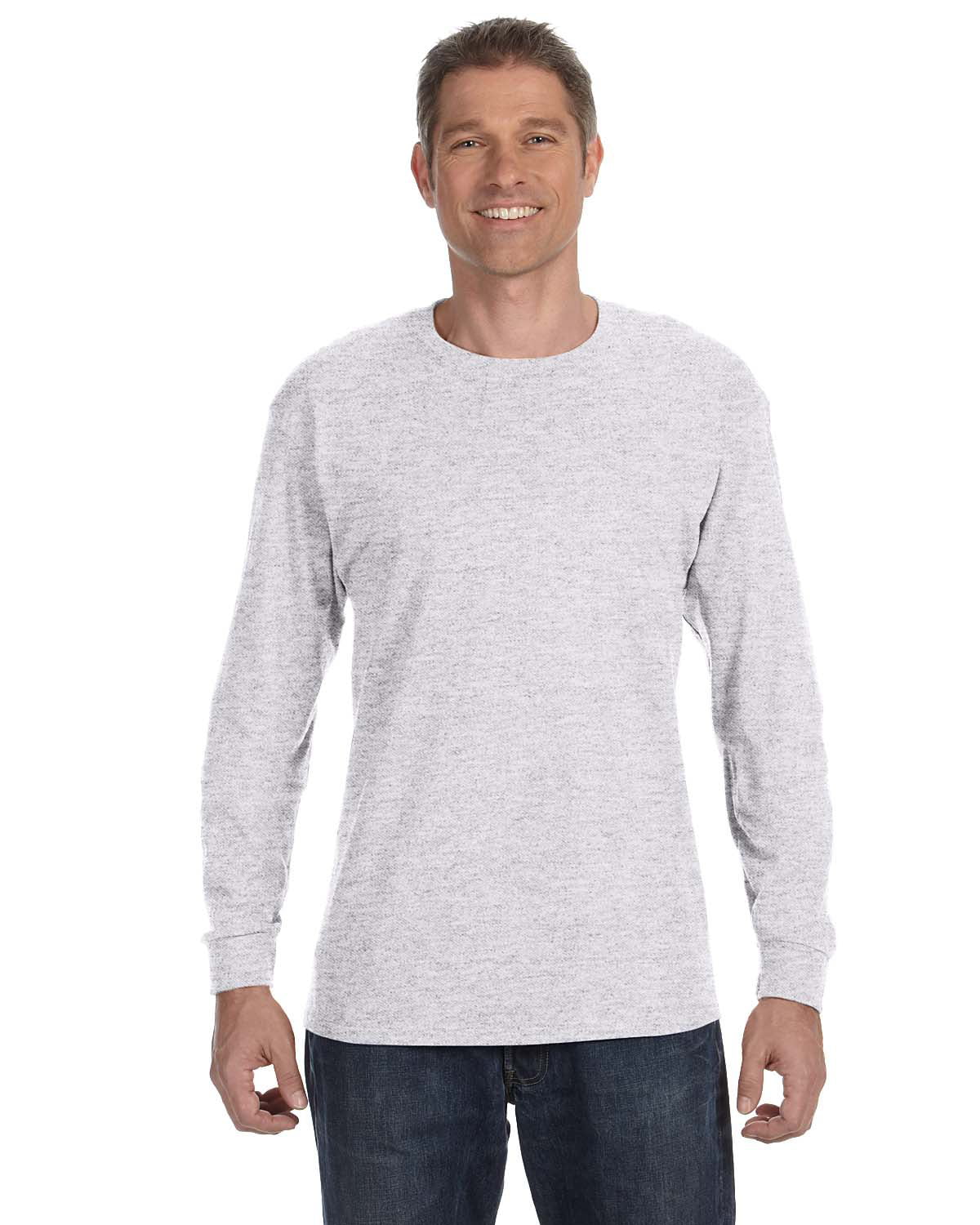 Gildan Adult Heavy Cotton™ 8.8 oz./lin. yd. Long-Sleeve T-Shirt ...