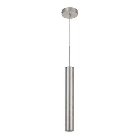 

Cal Lighting Melini Dimmable Metal Pendant Fixture in Brushed Steel Silver