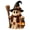 A, variant on Halloween Lighted Monster Lantern Resin Craft Decoration, Spooky Tabletop Lamp for Home, Mantel, Halloween Party Indoor Decor