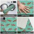 Daiia Cartoon Lobsters 4 Front Door Mat, Heavy Duty Durable Mat