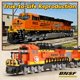 thumbnail image 2 of Set de Construcción Tren de Carga BNSF AIGIMU 635 Piezas, 2 of 7