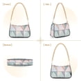 thumbnail image 7 of FORMRS Womens Shoulder Bag with Chain Strap Clutch Purse Cute Tote Handbag, Green Geometric, 7 of 7