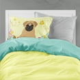 thumbnail image 2 of Carolines Treasures BB6007PILLOWCASE Easter Eggs Pug Brown Fabric Standard Pillowcase Standard multicolor, 2 of 2