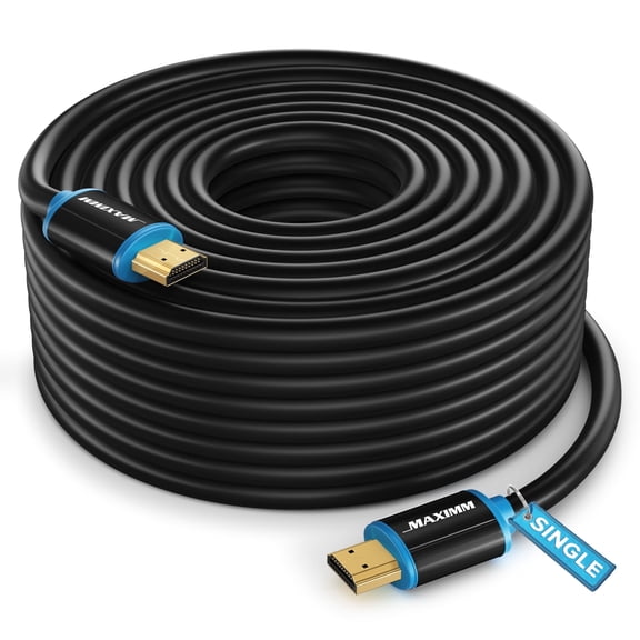 HDMI Cable 4K Ultra HD 50 Foot (1 Pack) HDMI 2.0 Cable, High Speed 18Gbps 4K@60Hz HDR, 3D, 2160p, 1080p, HDCP 2.2, ARC, HDMI Cables for Monitors, HDTV 50 Feet 1 Pack