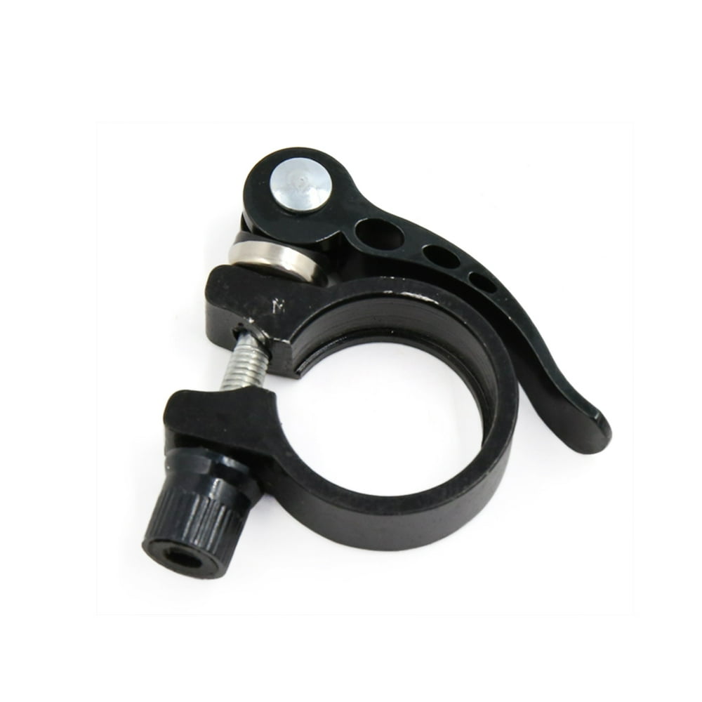 31.8mm Aluminum Alloy Quick Release Saddle Seatpost Clamp Black for