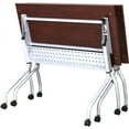 thumbnail image 6 of Lorell, Mahogany Flip Top Training Table, 1 Each, 6 of 7