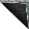 thumbnail image 7 of Dalyn Rugs Machine Washable Indoor/Outdoor Chantille Teal 2'3" x 7'6" Runner Rug, 7 of 7