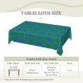 thumbnail image 6 of Rectangle Table Cloth, Scots Style Clan Irvine Irwin Tartan Plaid Resistant Washable Tablecloth Decorative Table Cover for Dining, Indoor and Outdoor, 6 of 6