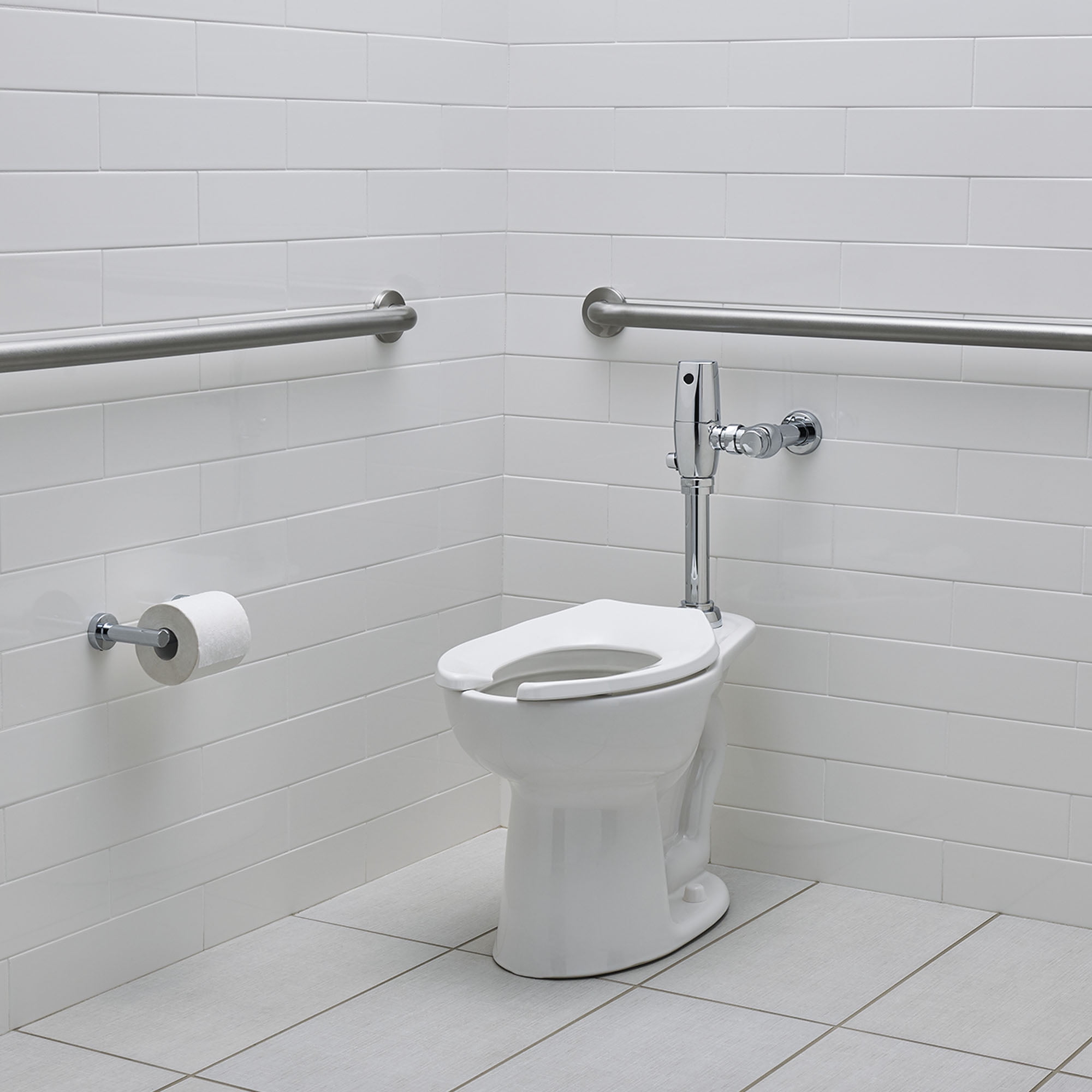 American Standard Open Front Elongated Toilet Seat in White