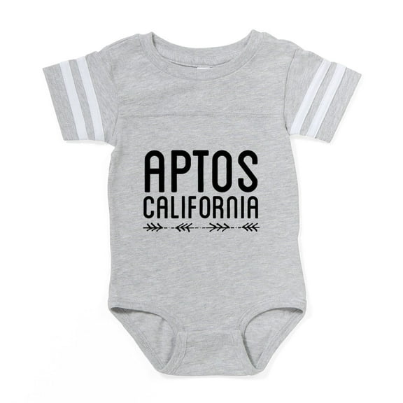CafePress - Aptos California - Cute Infant Baby Football Bodysuit