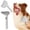 White, variant on Planet Original Pet Grooming Rake - Double-Sided Deshedding Dematting Tool, Undercoat Rake for Dogs & Cats, Extra-Wide Dog Grooming Brush & Deshedder Comb for Long Hair, Reduces Shedding 95%