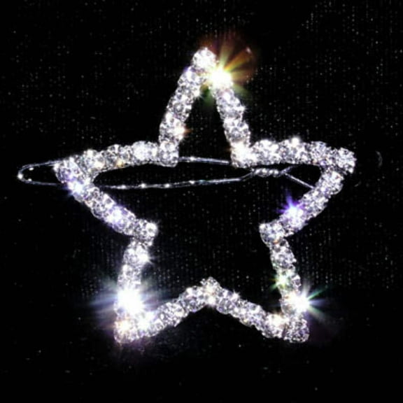 #13607 Rhinestone Star Barrette