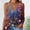 002 Multicolor, variant on Summer Tank Tops for Women V Neck Fashion Sleeveless Top Loose Fit Casual Print Shirts Blouse