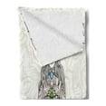 thumbnail image 2 of Colorful Soft Flannel Fleece Throw Blanket, Sketch Image of Yoga Posed Girl in Peace with Spots Design Relaxation, Cozy Plush for Indoor and Outdoor Use, 60" x 80", Multicolor, by Ambesonne, 2 of 5