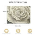 thumbnail image 2 of Nawypu  Framed White Flower Wall Art Blooming Floral Canvas Wall Decor Abstract Rose Flowers Pictures Modern Giclee Print Artwork for Living Room Bedroom Bathroom,, 2 of 5