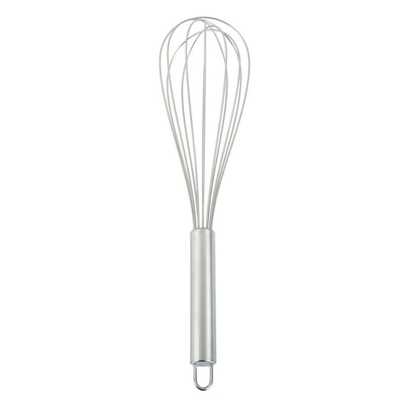 Mainstays 12" Stainless Steel Whisk with Loop for Hanging, Silver