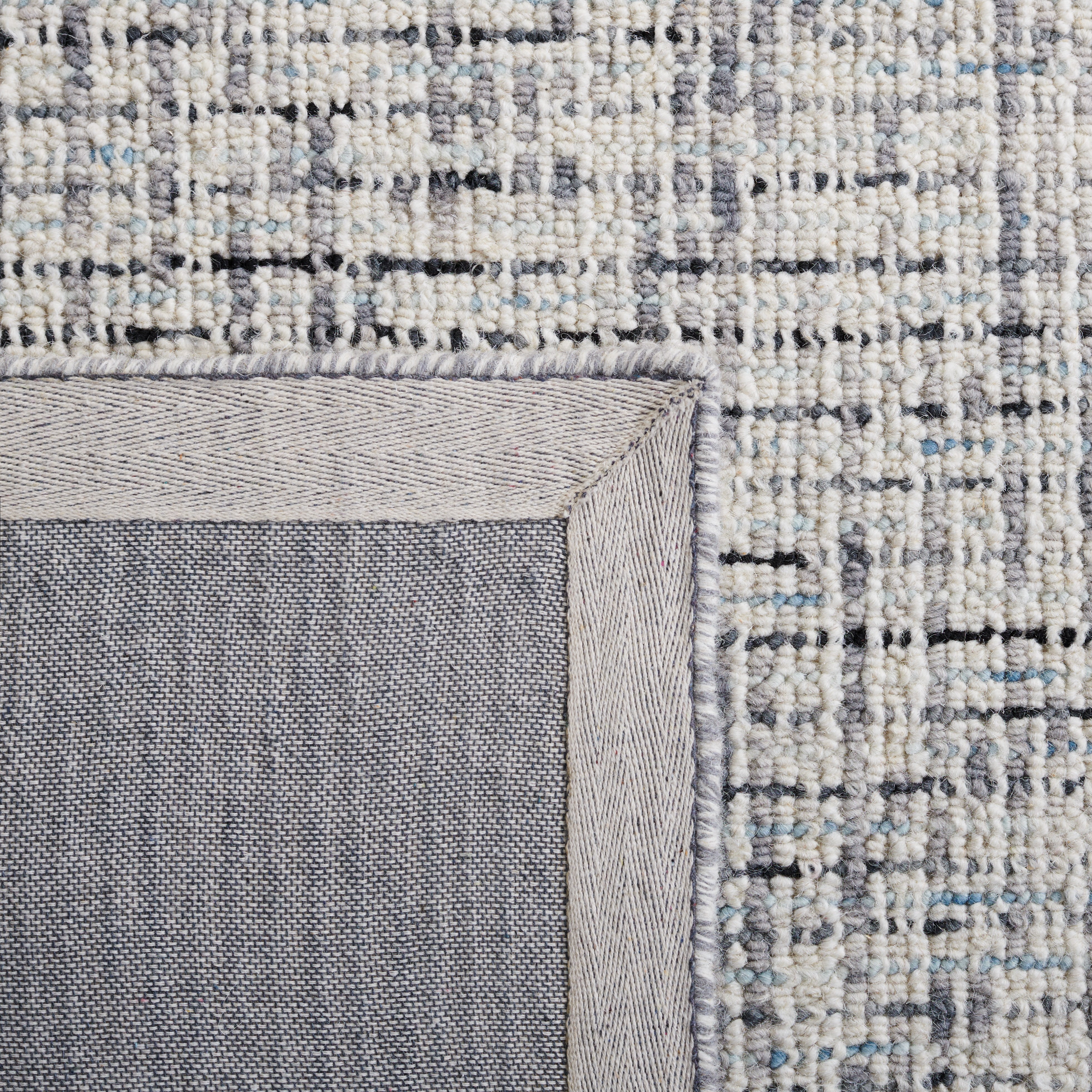 Safavieh Abstract Delia Distressed Wool Area Rug, Gray/Ivory, 11' x 15'