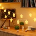 thumbnail image 5 of Easter String Lights Battery Operated Decorative Fairy Lights for Home Indoor Holiday Party Decor Warm White LED Micro Lights 10 20 Bulbs 5ft 10ft Length, 5 of 5