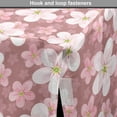 thumbnail image 4 of Flower Dog Crate Cover, Cherry Blossoms Petal Plant Cartoon Sakura Floret Season, Easy to Use Pet Kennel Cover Small Dogs Puppies Kittens, 7 Sizes, Dried Rose White Green, by Ambesonne, 4 of 6