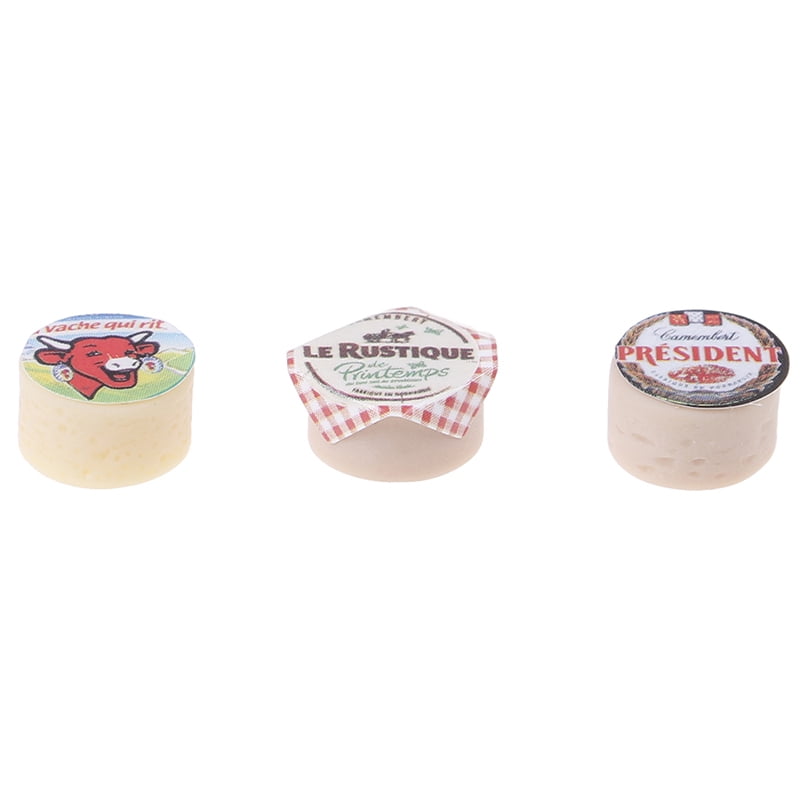 3pc Simulation mini cheeses for 1:12 dollhouse kitchen food decorat-SL 