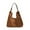 Brown, variant on Otqutp Suede Tote Bag for Women Trendy Suede Shoulder Bag Fall Suede Purse Shoulder Bag for Daily Use Soft Shoulder Bag(Black,One Size)