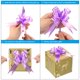 thumbnail image 5 of Lazos de Tirón Uxcell para Envolver Regalos, Cinta de Lazo Estilo Hilo Dorado, Color Púrpura Claro, 5 of 7