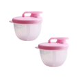 thumbnail image 1 of Oleegame 2PC Produce Storage Independent Three Layer Rotating Large Capacity Food Storage Drying Box Pink, 1 of 5