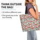 thumbnail image 2 of Disketp Pink Flamingo Bolsa Tote Estampada para Mujer, Bolso de Hombro y de Mano para Compras y Viajes, 2 of 8