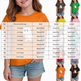 thumbnail image 4 of KPOPLK 1-14T Girls Halloween Shirts Pumpkin Ghost T-Shirts Kid Spooky Season Outfits Tees Tops,Size 7-8 Years, 4 of 7