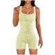 thumbnail image 2 of ICHUANYI ClearanceSpring And Summer Tight Waistband Sleeveless Neck Short Jumpsuit(Beige, M) ICHUANYI WER20232080504577, 2 of 6