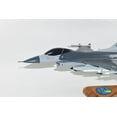 thumbnail image 3 of Lockheed Martin® F-16 Fighting Falcon®, 159th FS Boxing Gators, 18" Mahogany Scale Model, 3 of 8