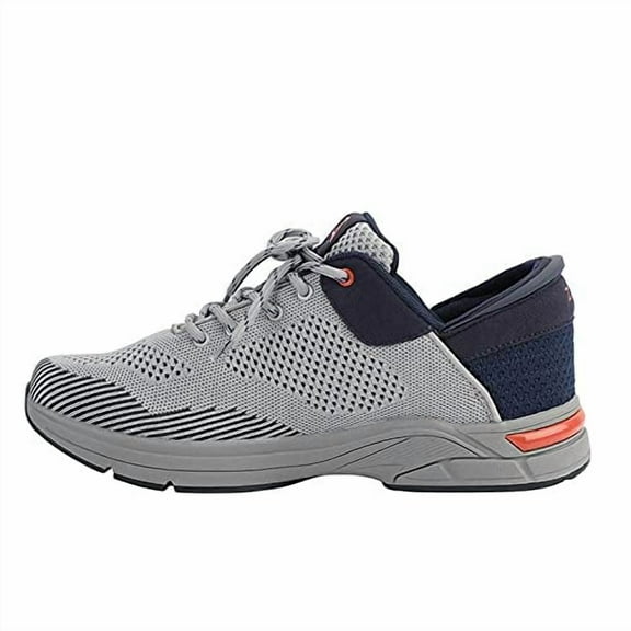 Zeba Men's Hands Free Slip-On Walking Shoes (Steel Navy, 9.5)