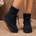 thumbnail image 5 of SKIYLEVZ Winter Boots Fashion Snow Boots for Women Warm Cozy Thermal Boots Fleece Lined Shoes with Thick Platform Office Outdoor Avtivities Cold Weather Footwear, 5 of 9